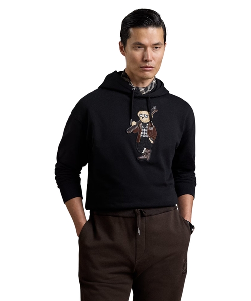 Худи Polo Bear из хлопково-кашемирового флиса