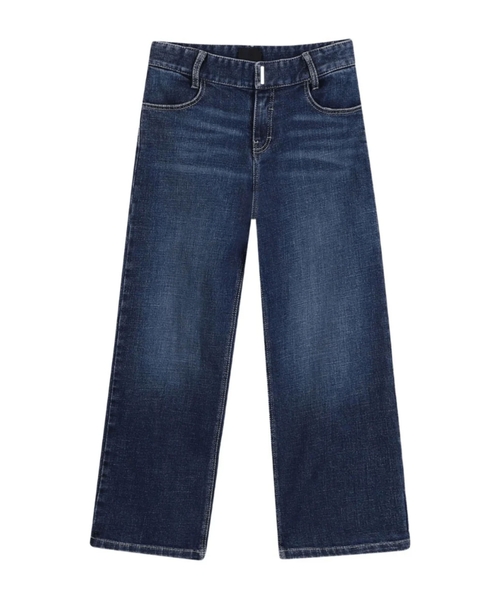 Naxışlı denim şalvar