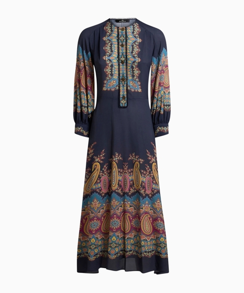 Dress with paisley print