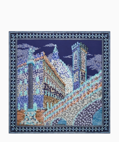 Palazzo printli ipək yaylıq
