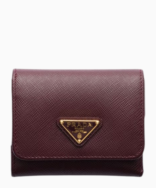 Small Saffiano leather wallet