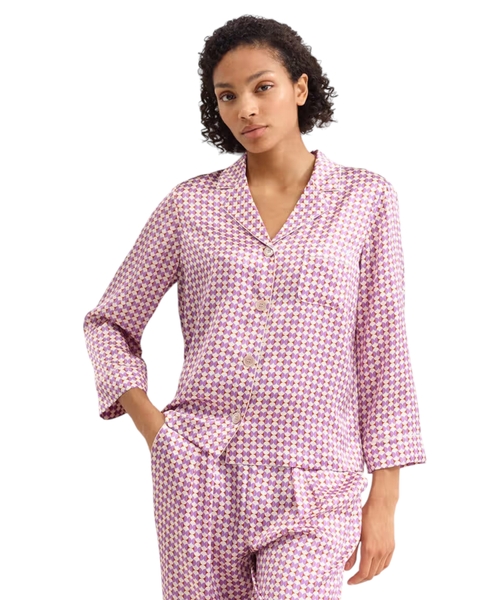 Geometric print shirt