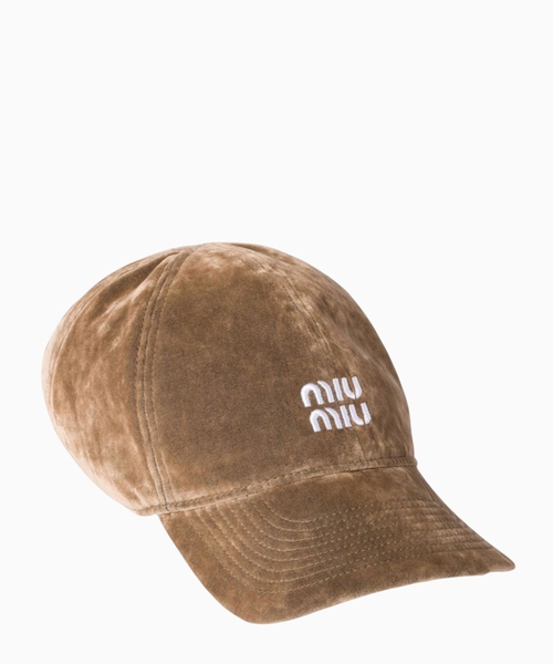 Velvet baseball cap