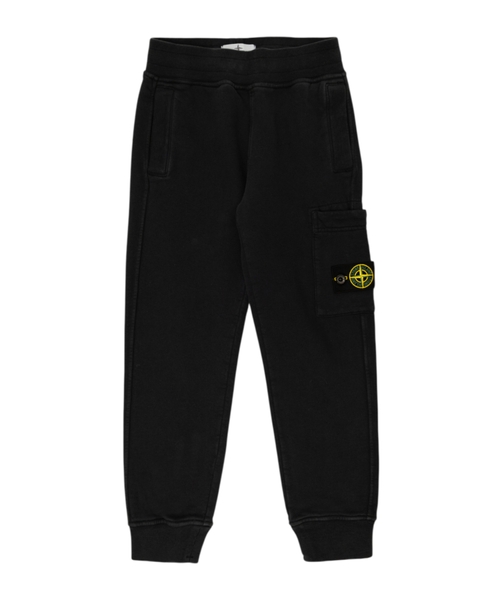 Sweatpants with logo patch