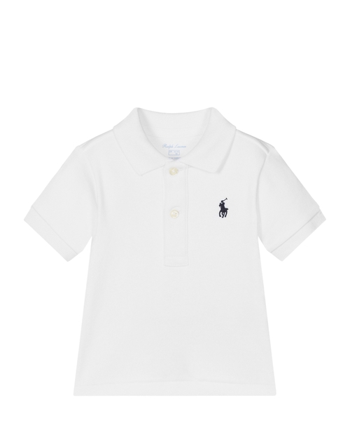 Cotton jersey polo