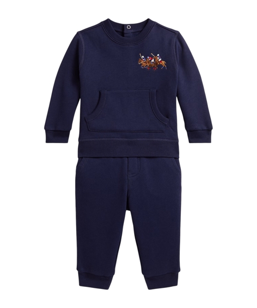 Pony sweatshirt & pant set