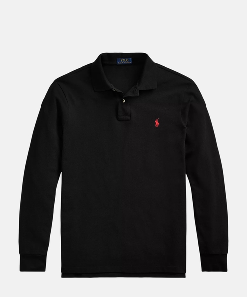 Long sleeve polo shirt