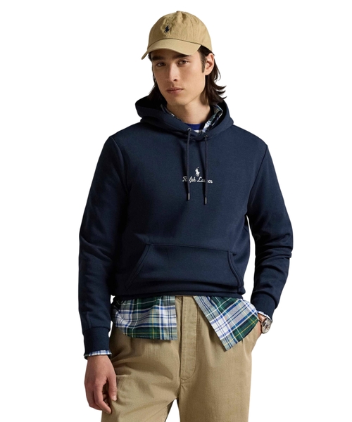 Logo double-knit hoodie