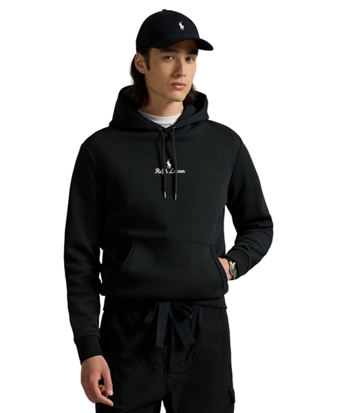 Logo double-knit hoodie