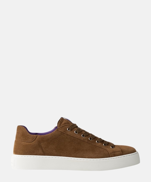 Severn calf-suede trainer