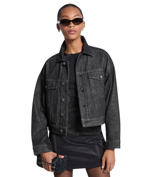 Studded denim jacket