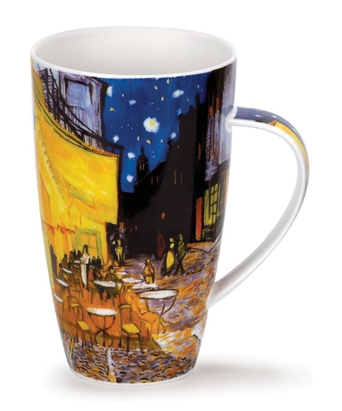 Impressionist terrace cafe mug