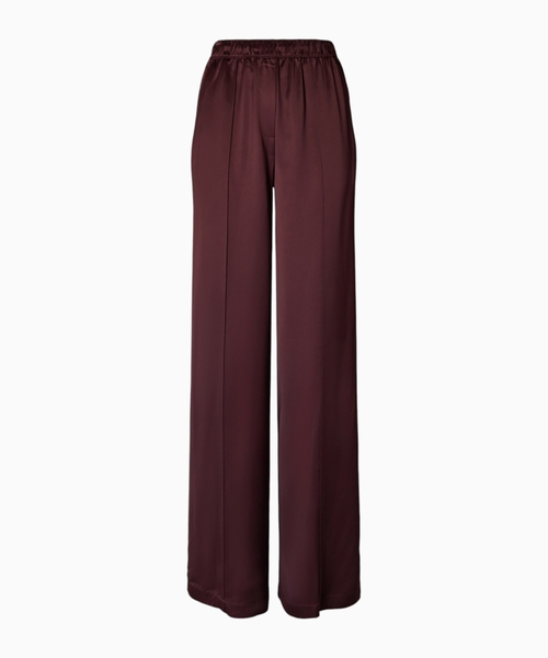 Relaxed fit viscose pants