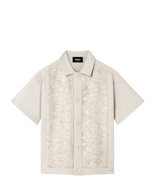 Barocco paneled shirt