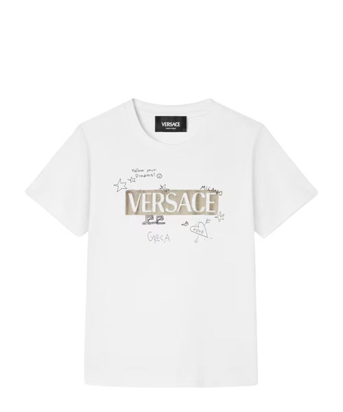 Printed cotton-jersey T-shirt