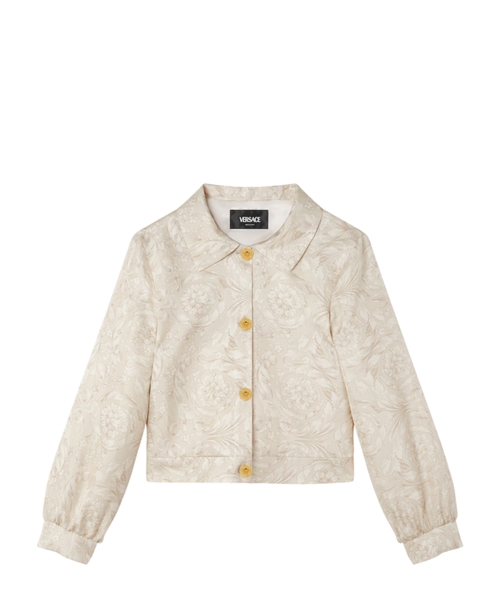 Printed twill jacket