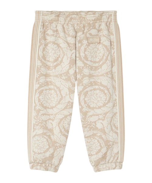 Jacquard cotton-jersey sweatpants