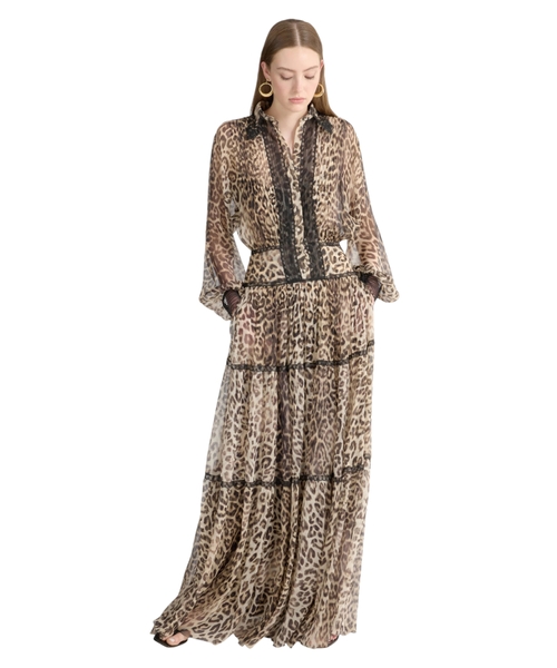 Платье с принтом