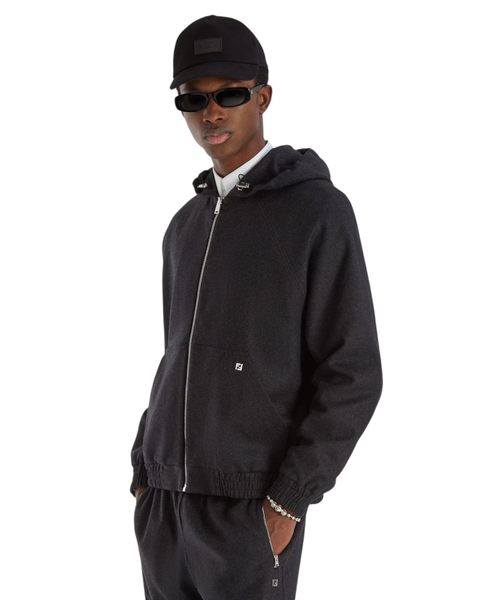 Wool hoodie
