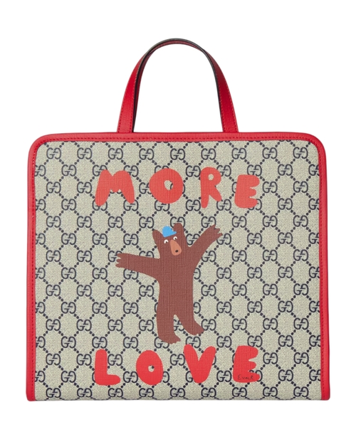 GG printli tote çanta