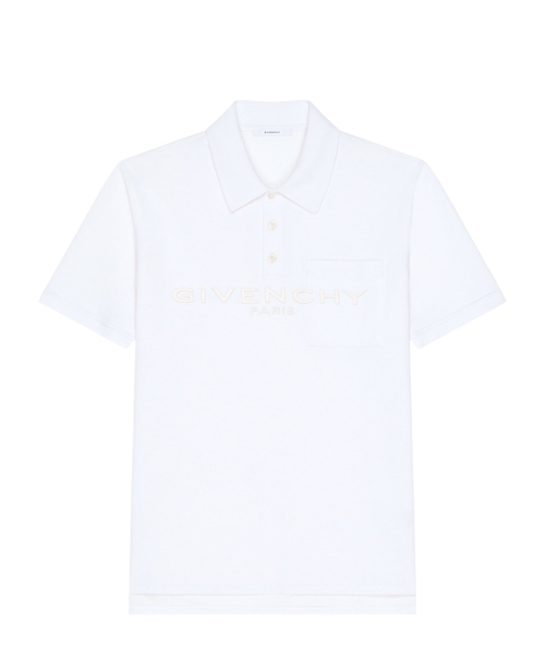 Polo in cotton and silk