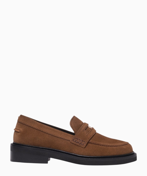 Suede loafers