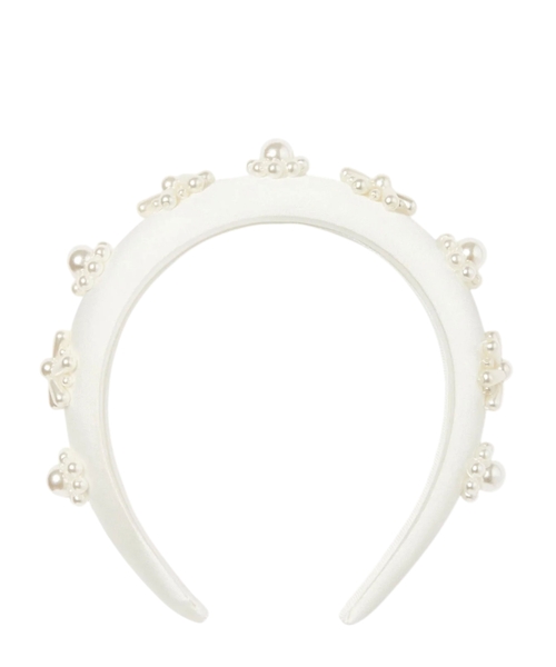 Сатиновый ободок Pearl Flower