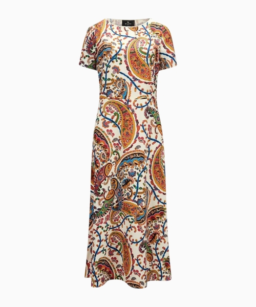 Paisley print dress