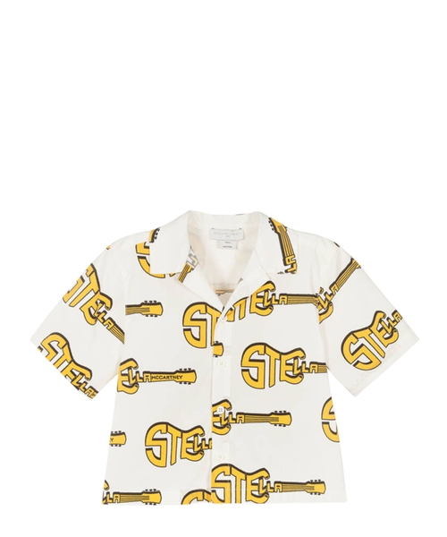 Cotton shirt with logo