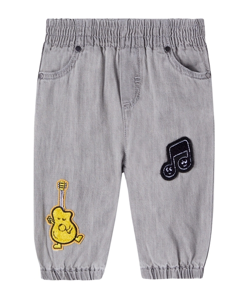 Jeans with appliques