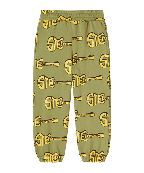 Logo cotton jersey sweatpants