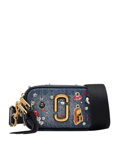 The Trinket Charm Denim çanta