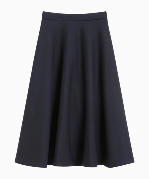 Tech wool skirt