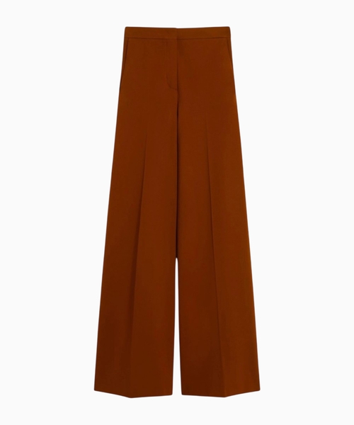 Compact jersey trousers