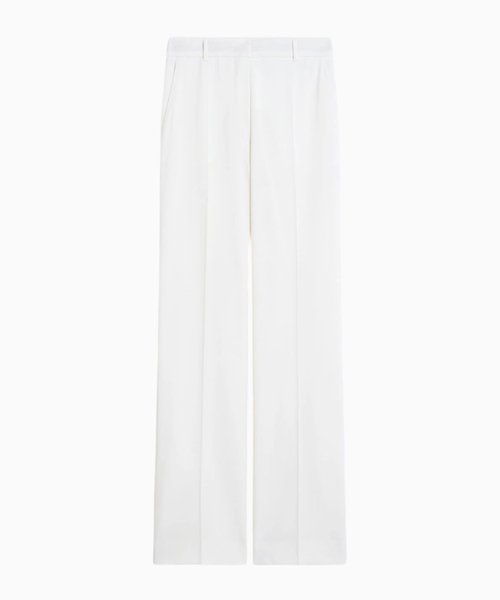 Wool crepe trousers