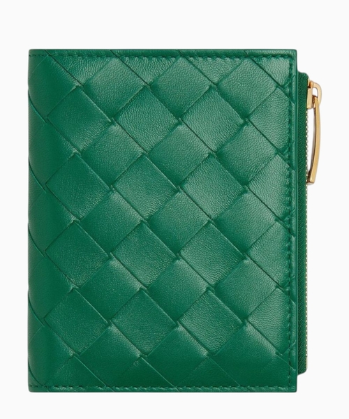 Intrecciato bi-fold wallet