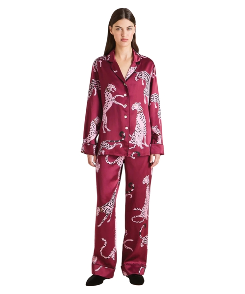 Lila leopard pyjamas