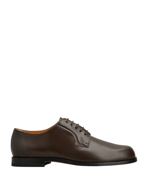 Leather derby shoes