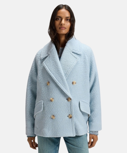 Пальто Caban свободного кроя