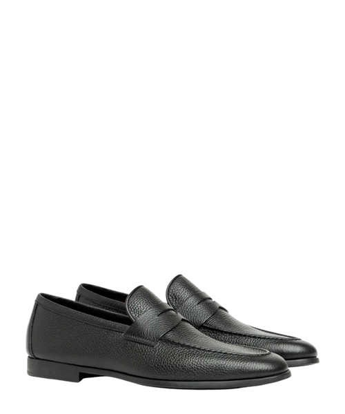 Leather loafers