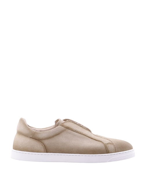 Suede slip-on sneakers