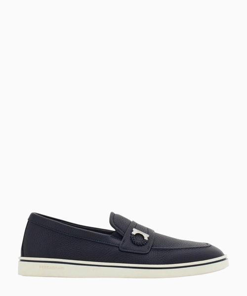 Gancini detail loafers