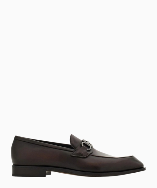 Loafer with Gancini buckle