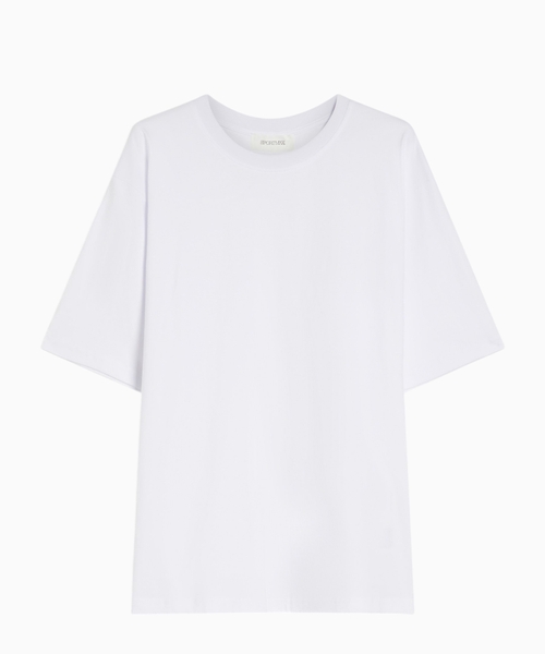 KABUL bol biçimli pambıq T-shirt