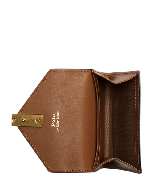 Polo ID Leather Fold-Over Card Case | Emporium
