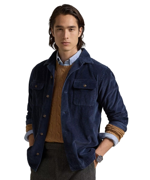 Cord overshirt
