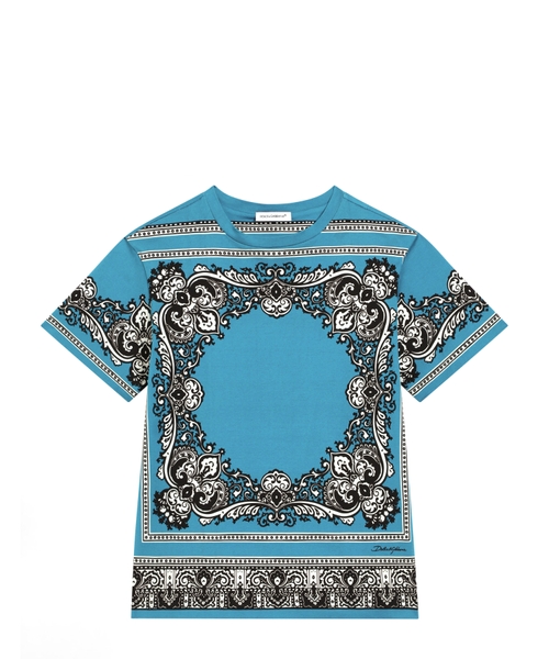 Футболка с принтом в стиле банданы