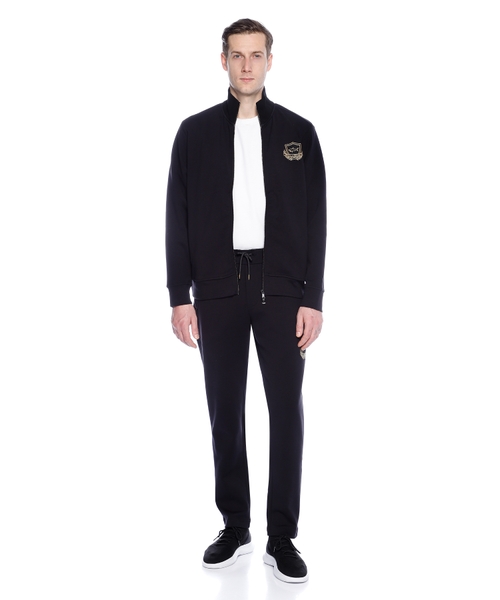 Jogging suit with logo embroidery