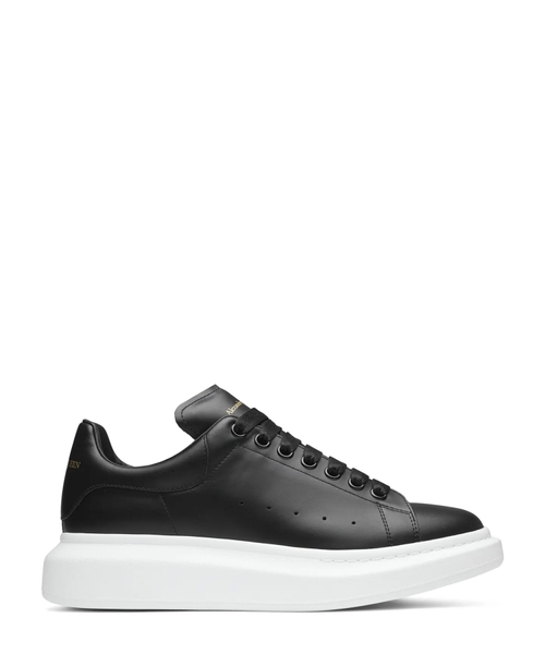 Leather sneakers with logo