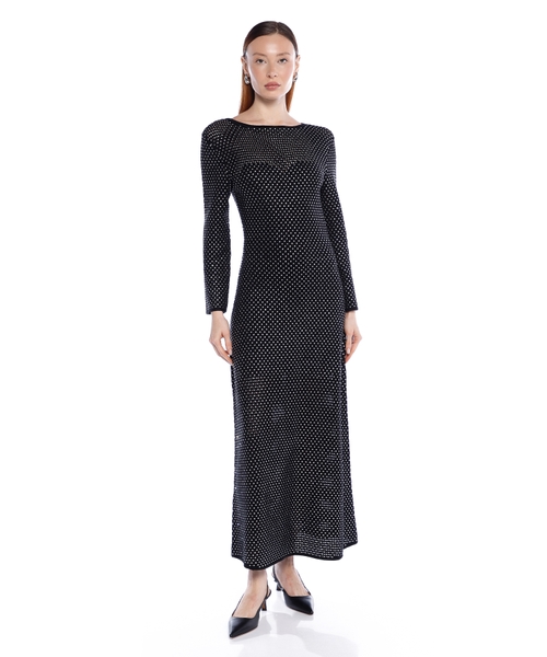 Rhinestone maxi dress